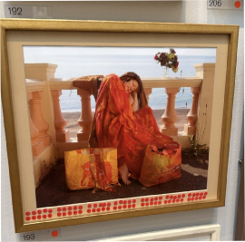 Flaming June hanging in Gallery 1 with 70 sales spots 